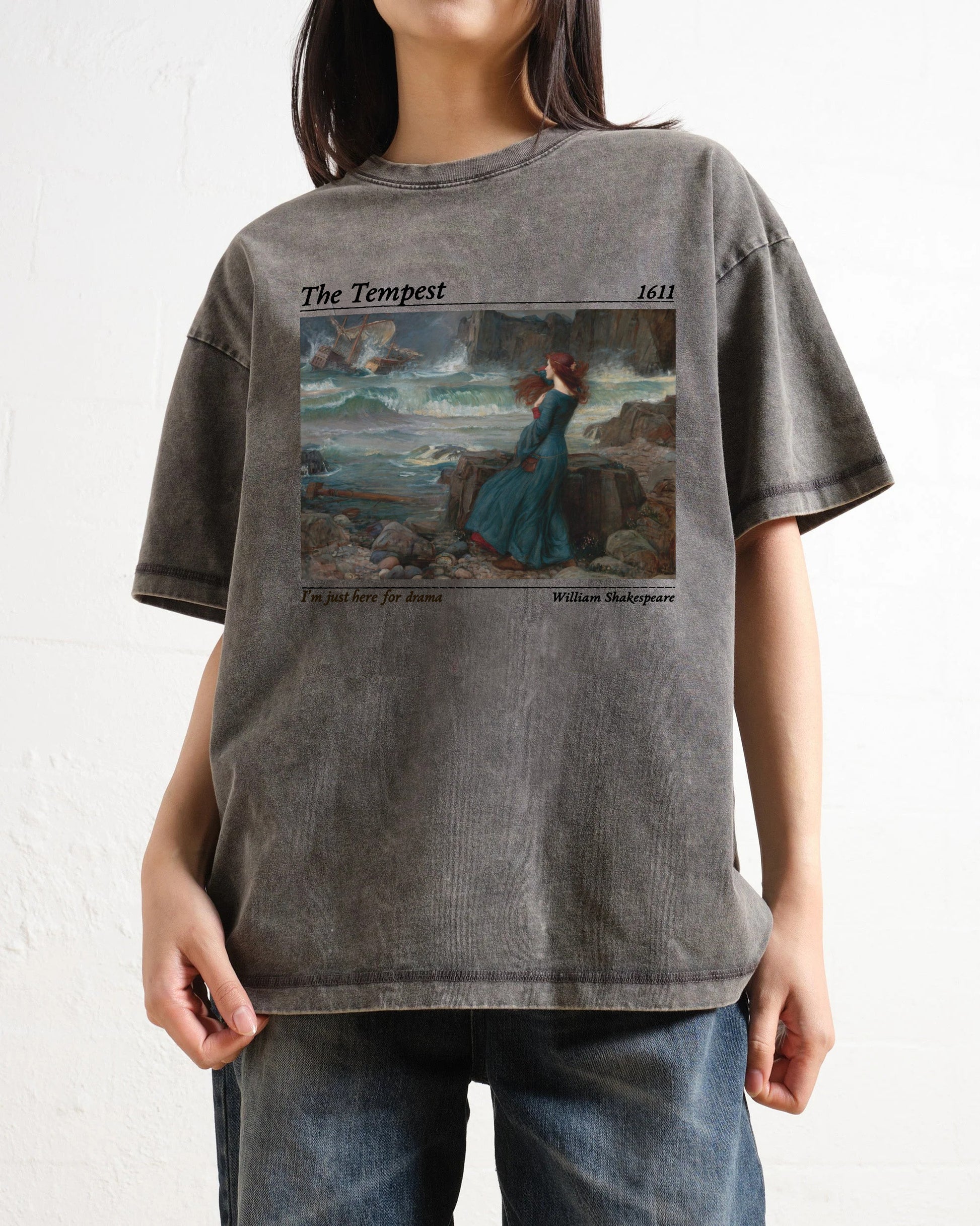 Shakespeare Here for the Drama Washed T-Shirt