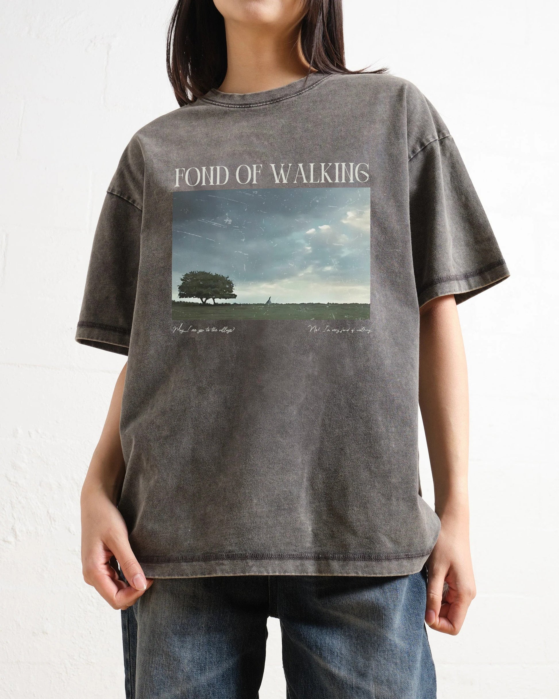 Pride & Prejudice Very Fond of Walking Washed T-Shirt