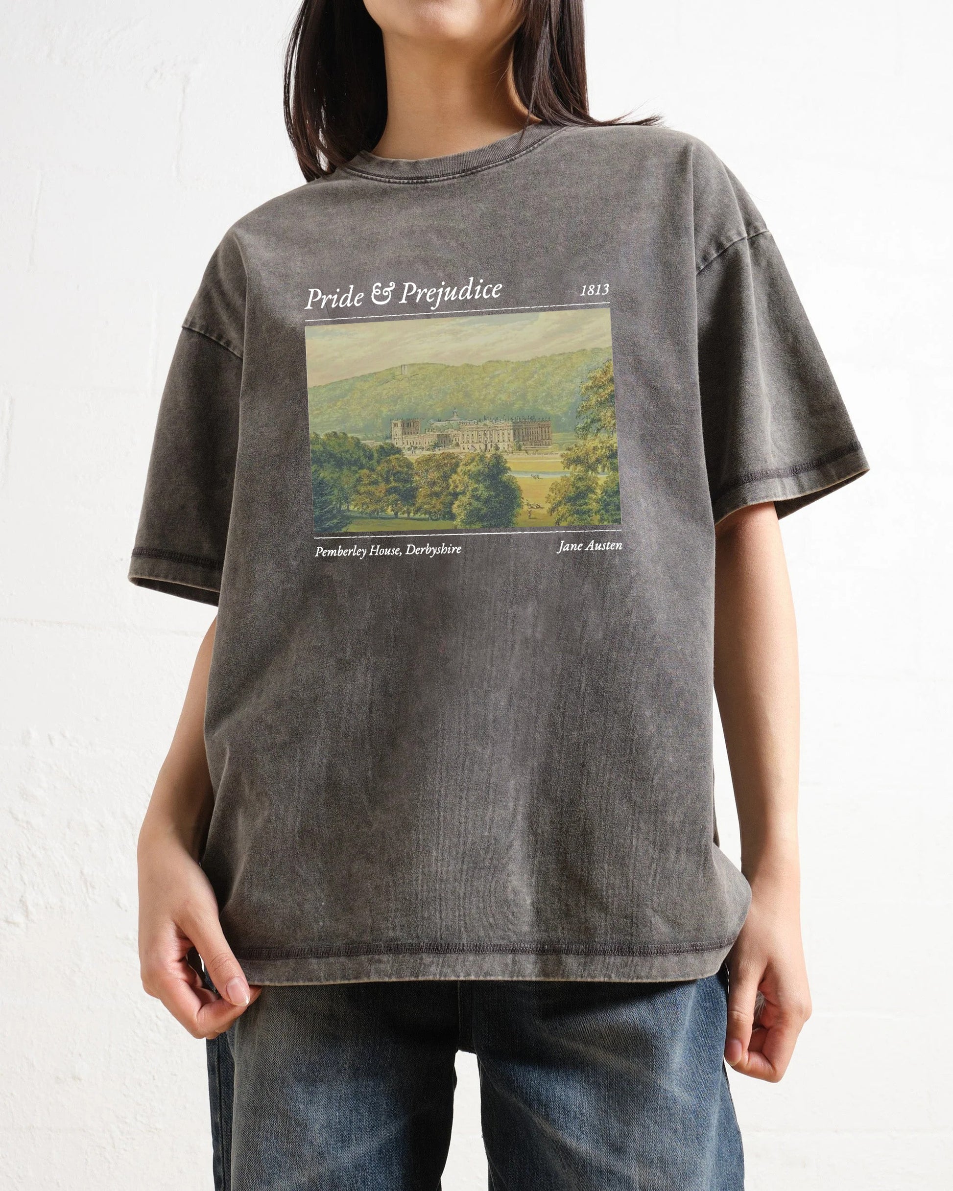 Pride And Prejudice Pemberley House Washed T-Shirt