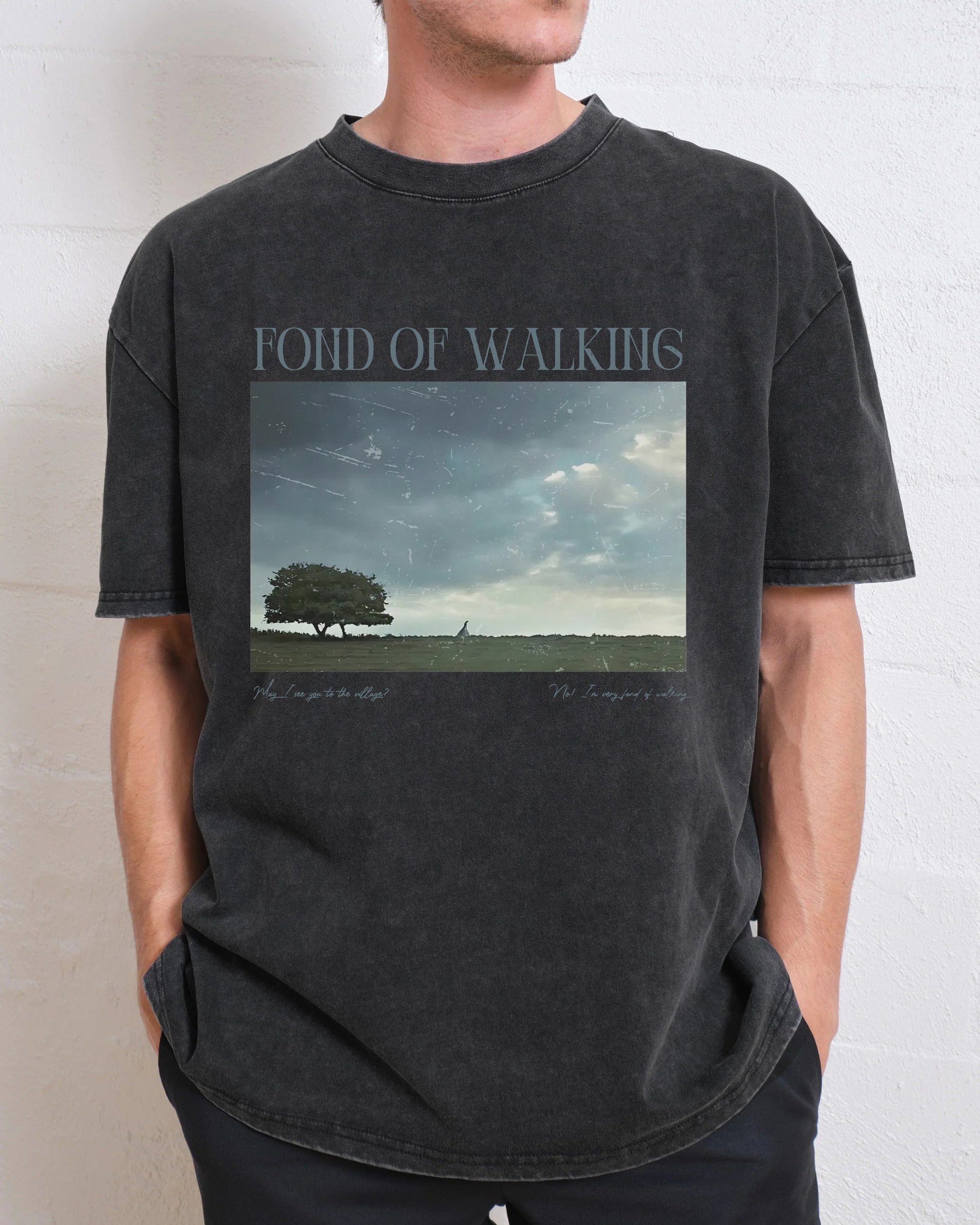 Pride & Prejudice Very Fond of Walking Washed T-Shirt