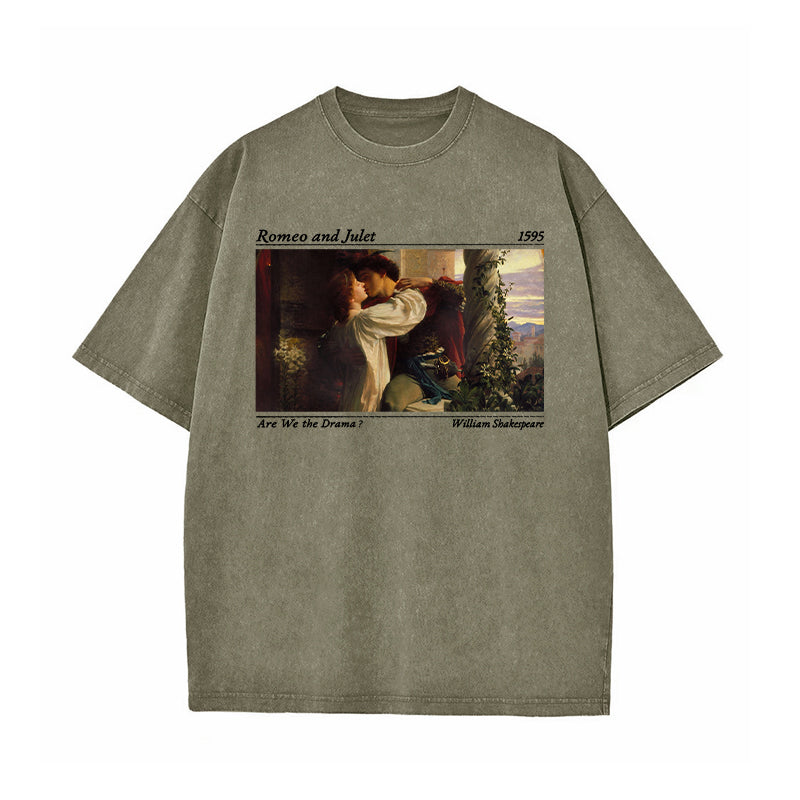Shakespeare Romeo And Juliet Washed T-Shirt
