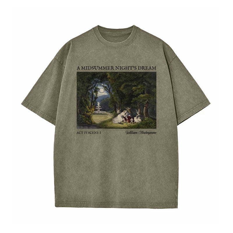 Shakespeare A Midsummer Night's Dream Washed T-Shirt