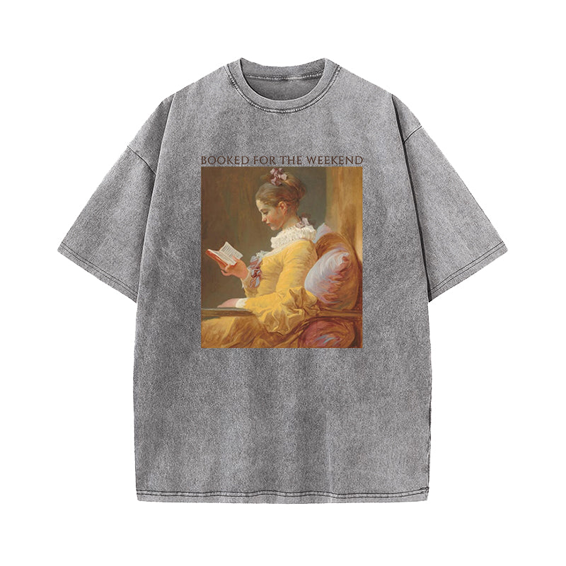 Booked For The Weekend Washed T-Shirt