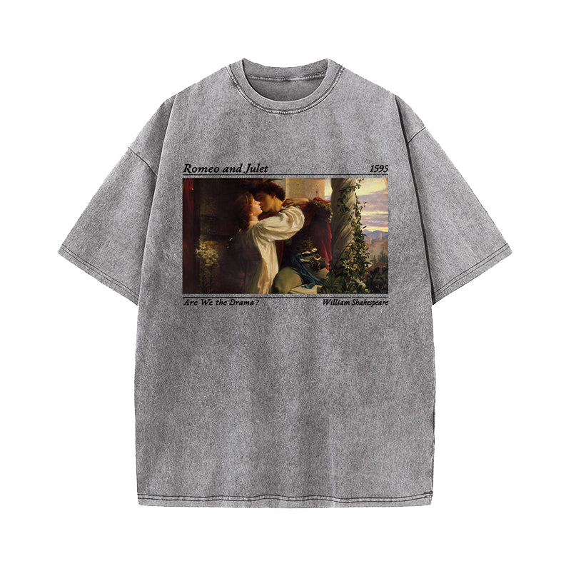 Shakespeare Romeo And Juliet Washed T-Shirt