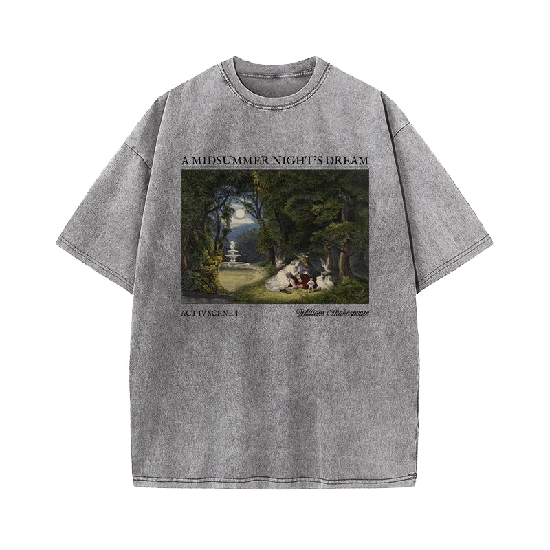 Shakespeare A Midsummer Night's Dream Washed T-Shirt