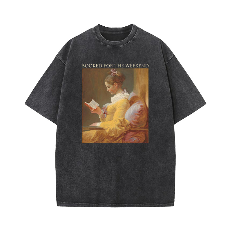 Booked For The Weekend Washed T-Shirt
