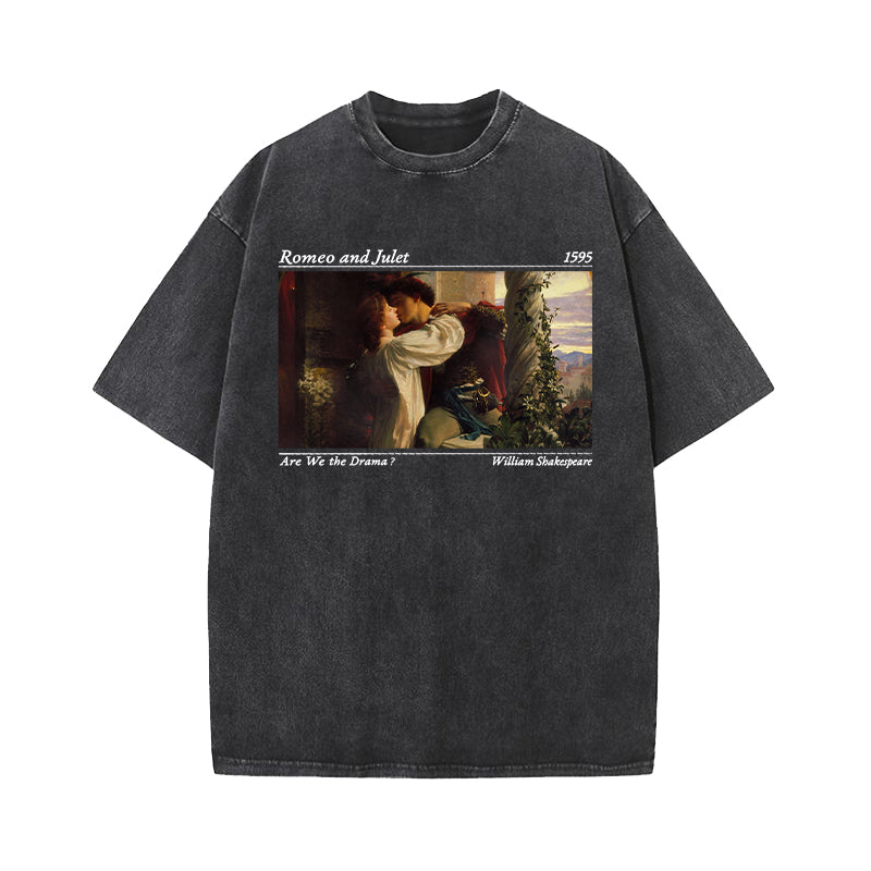 Shakespeare Romeo And Juliet Washed T-Shirt