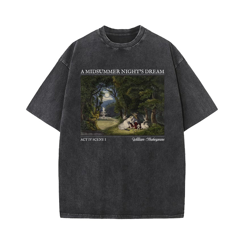 Shakespeare A Midsummer Night's Dream Washed T-Shirt