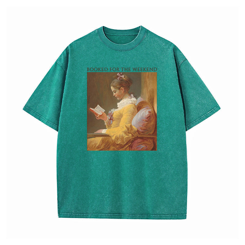 Booked For The Weekend Washed T-Shirt
