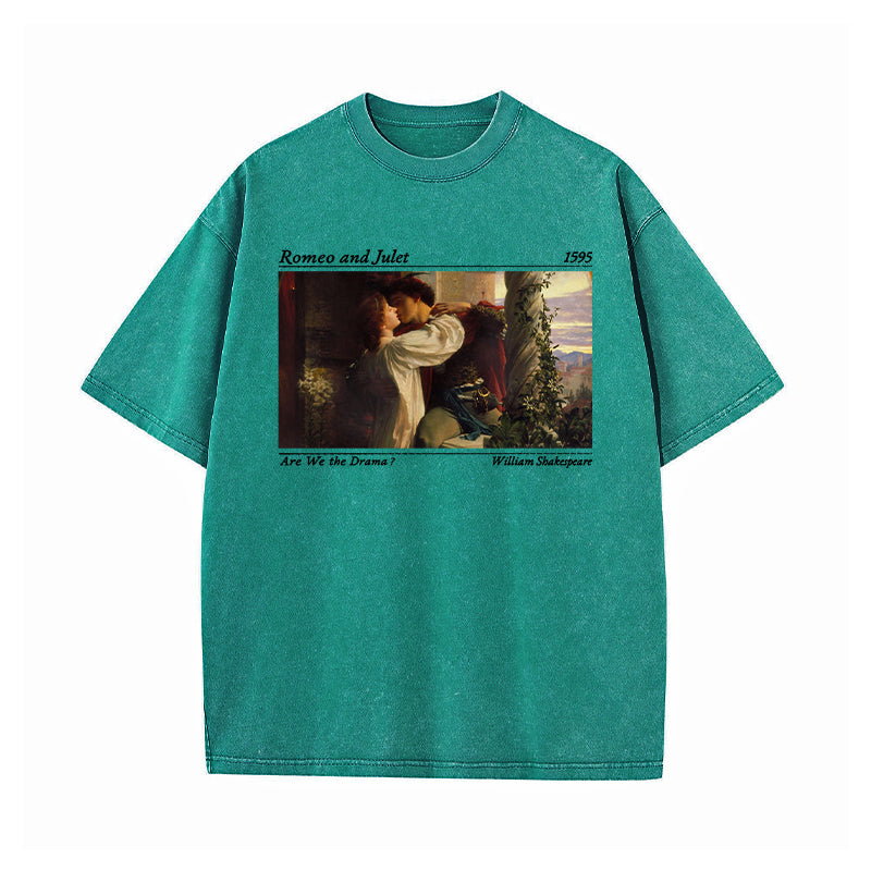 Shakespeare Romeo And Juliet Washed T-Shirt