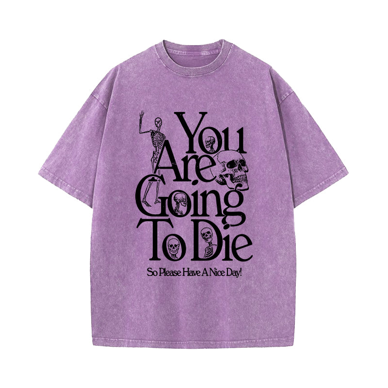 So Please Have A Nice Day Washed T-Shirt