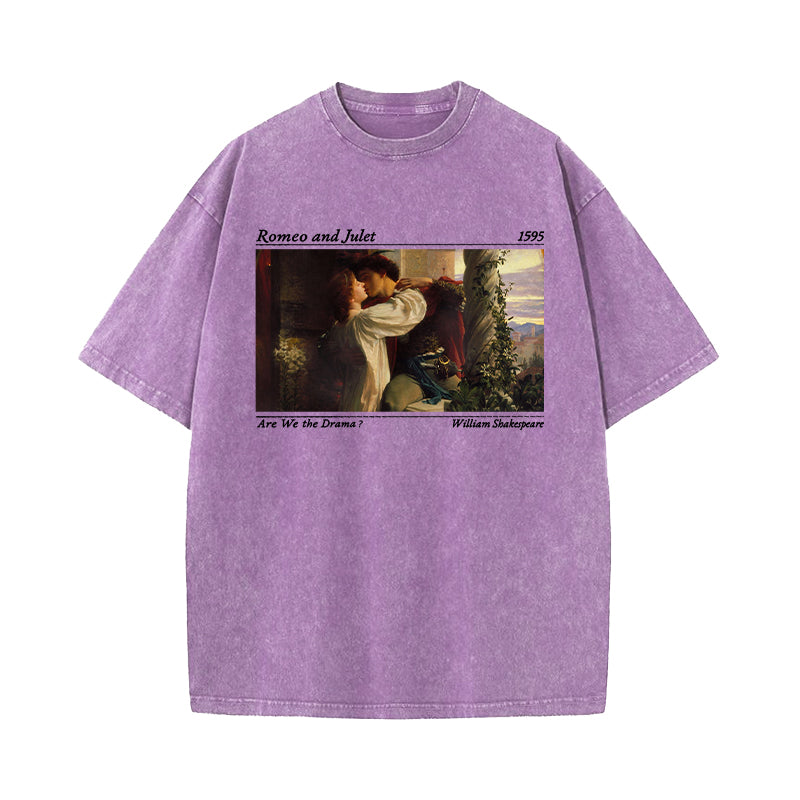 Shakespeare Romeo And Juliet Washed T-Shirt