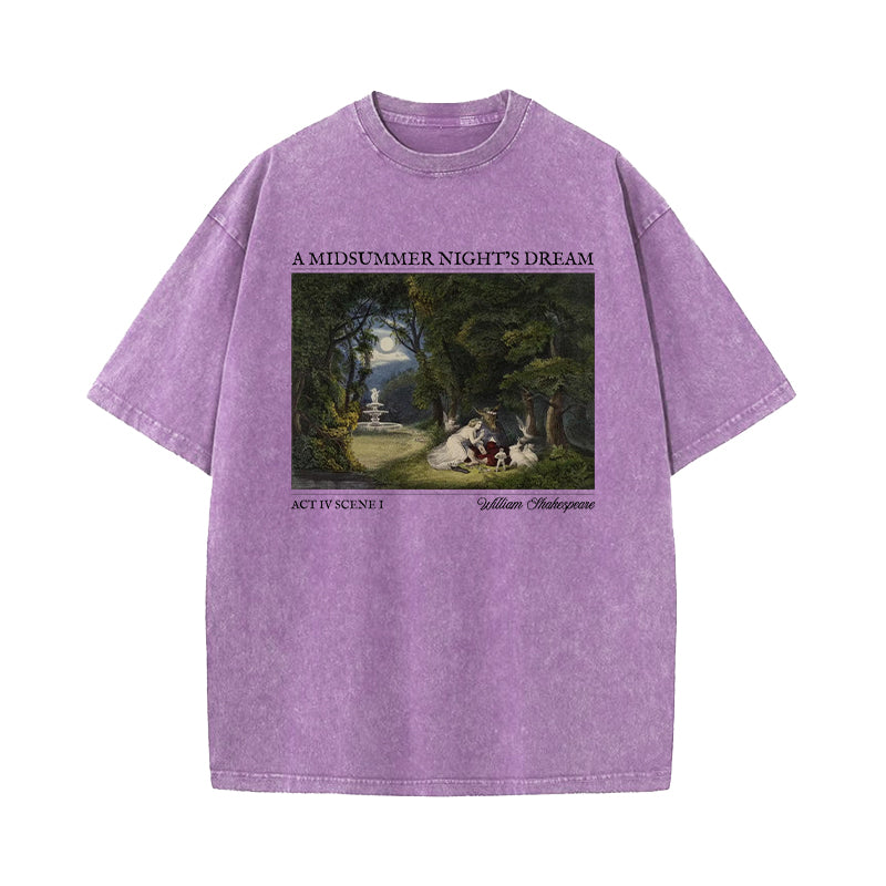 Shakespeare A Midsummer Night's Dream Washed T-Shirt