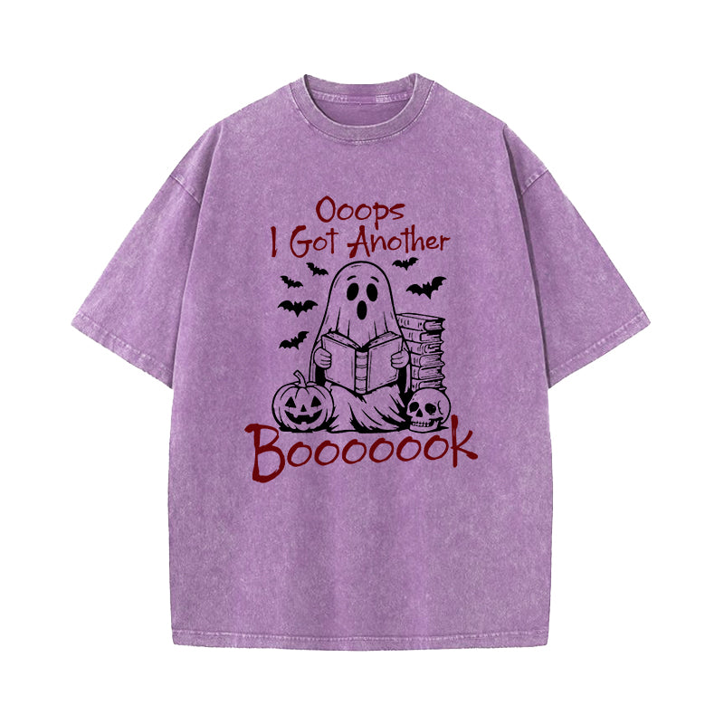 Oops I Got Another Book Halloween Washed T-Shirt