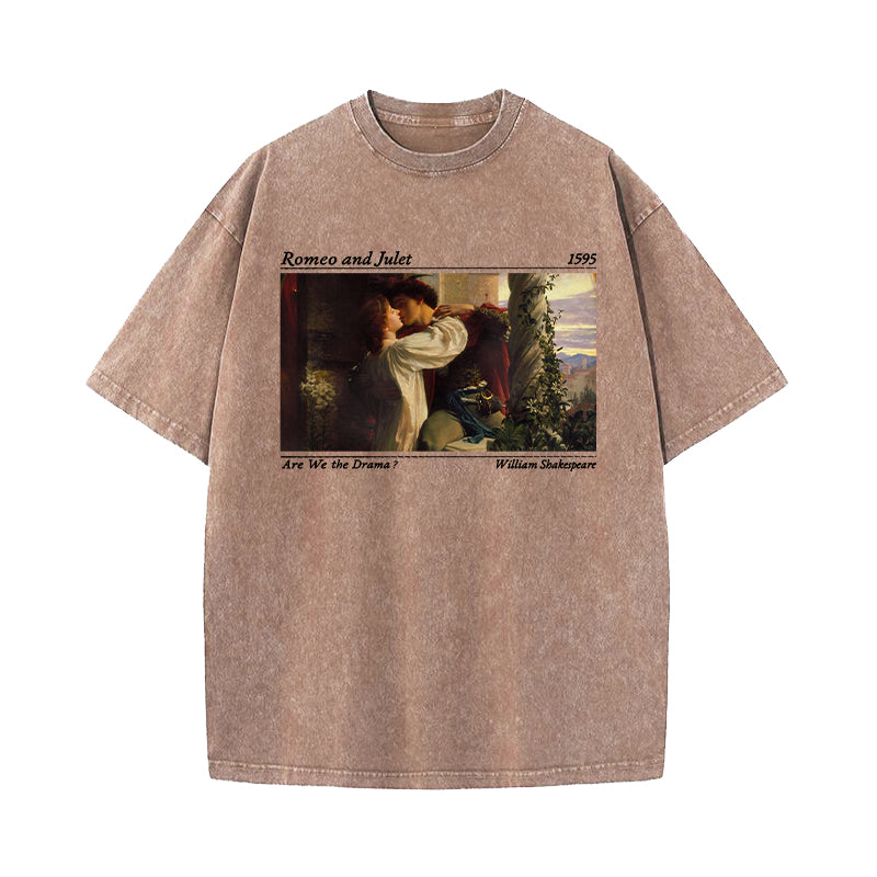 Shakespeare Romeo And Juliet Washed T-Shirt