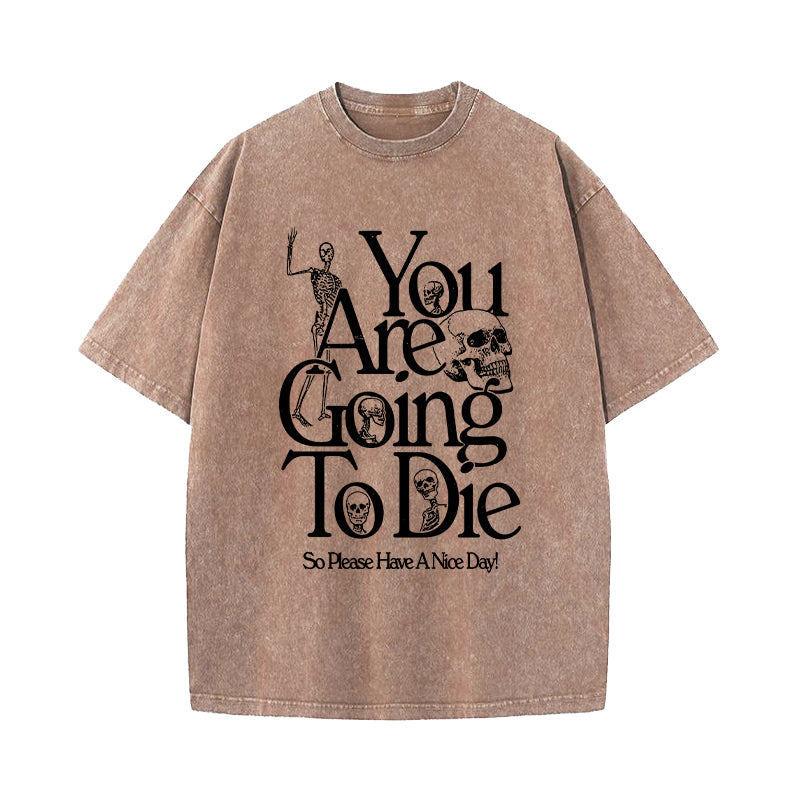 So Please Have A Nice Day Washed T-Shirt