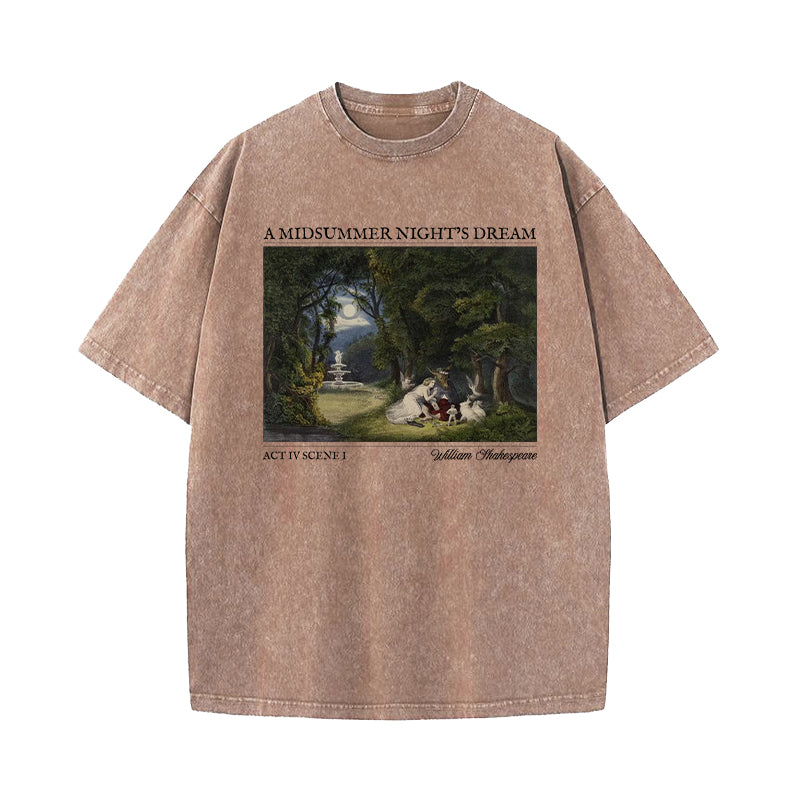 Shakespeare A Midsummer Night's Dream Washed T-Shirt
