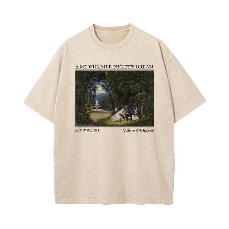 Shakespeare A Midsummer Night's Dream Washed T-Shirt