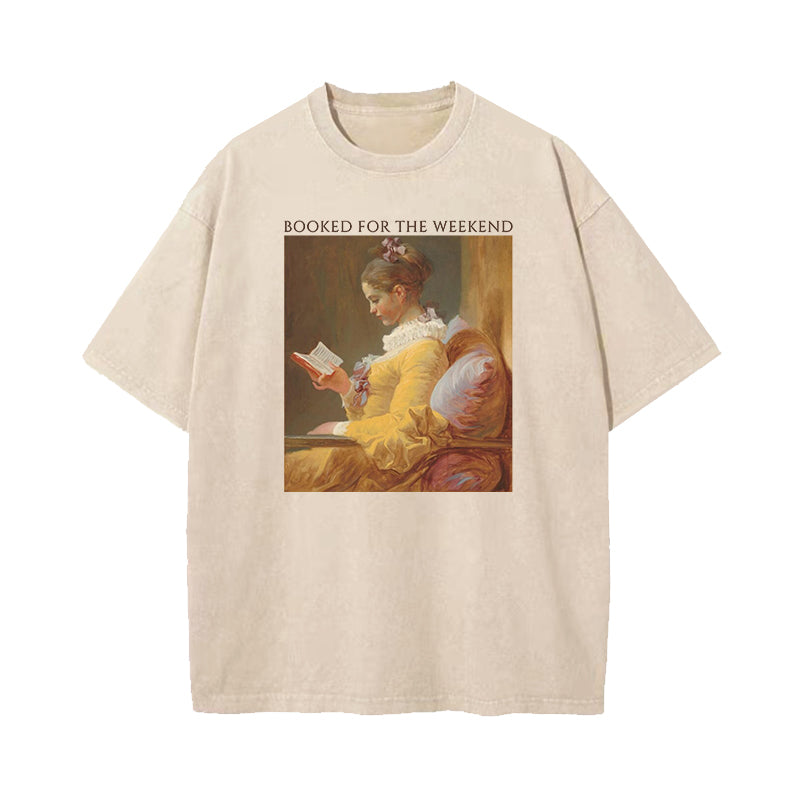 Booked For The Weekend Washed T-Shirt
