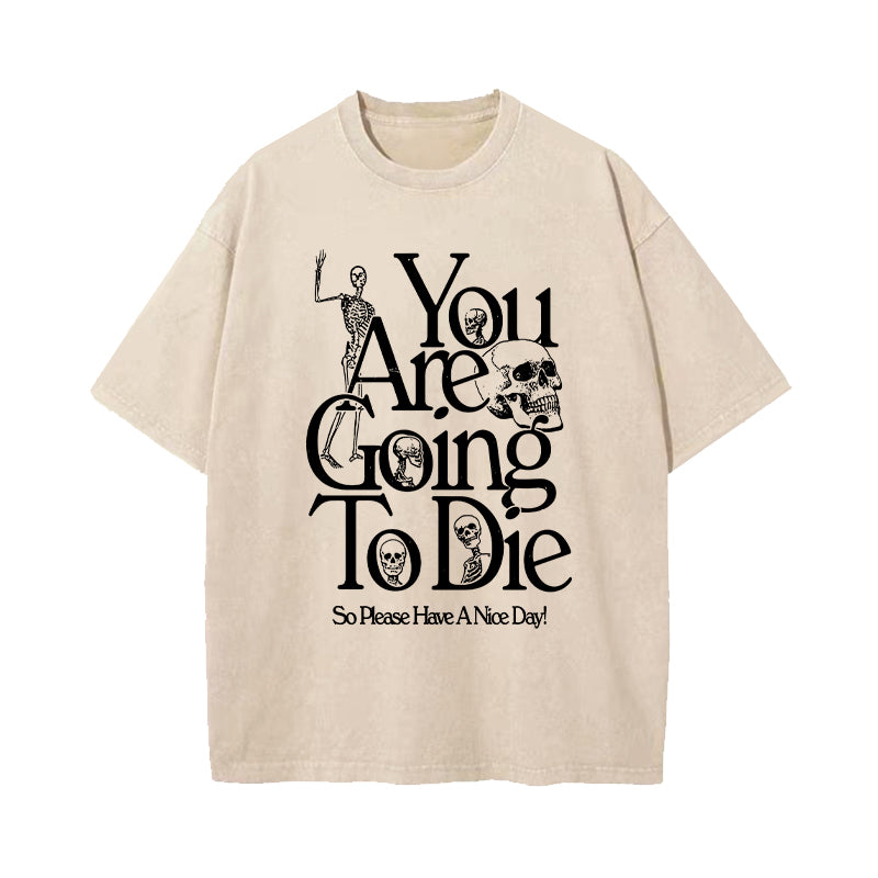 So Please Have A Nice Day Washed T-Shirt