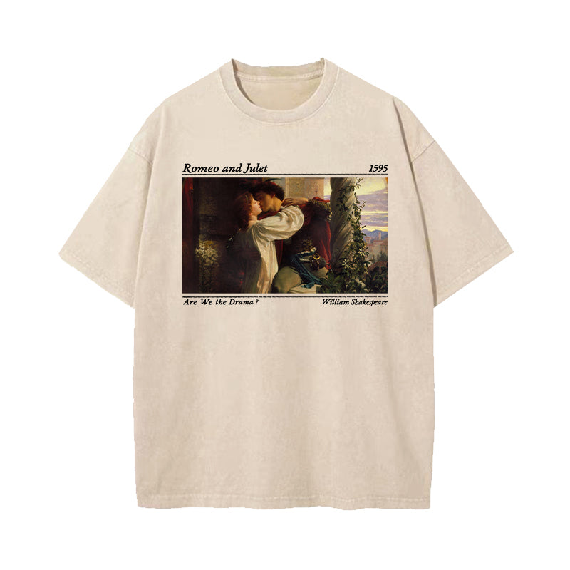 Shakespeare Romeo And Juliet Washed T-Shirt