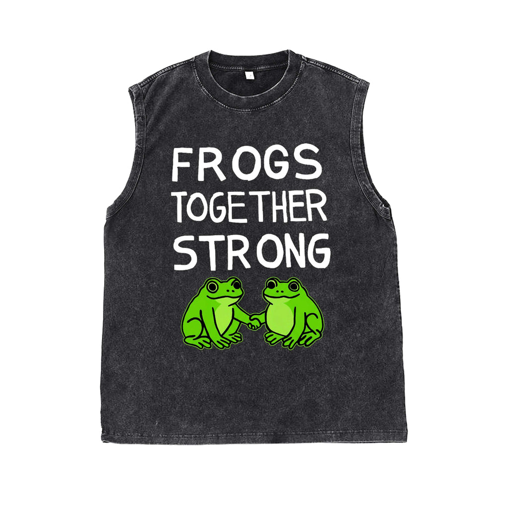 Frogs Together Strong Protest Shirt Vest
