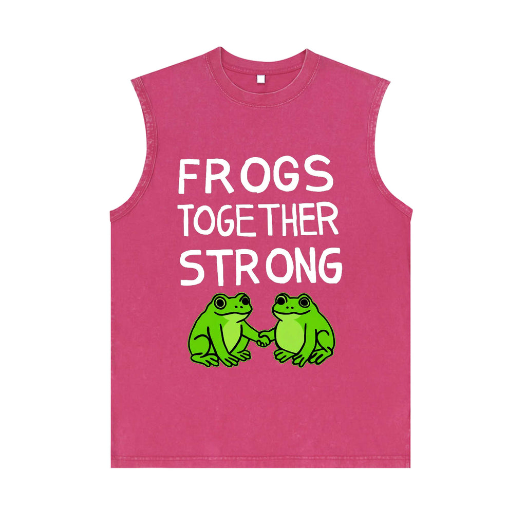 Frogs Together Strong Protest Shirt Vest