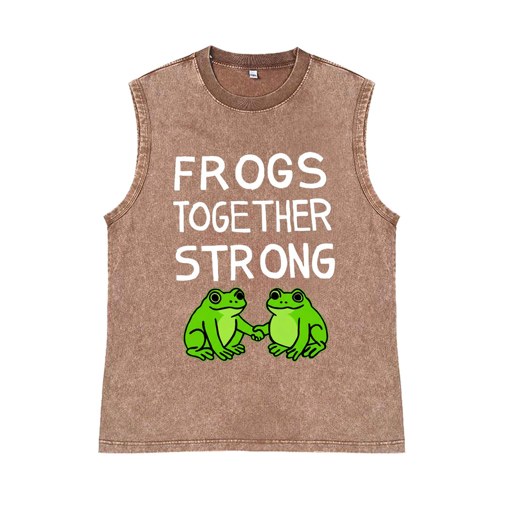 Frogs Together Strong Protest Shirt Vest