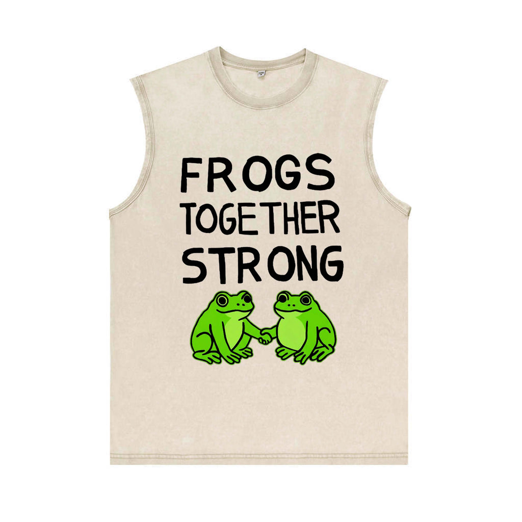 Frogs Together Strong Protest Shirt Vest
