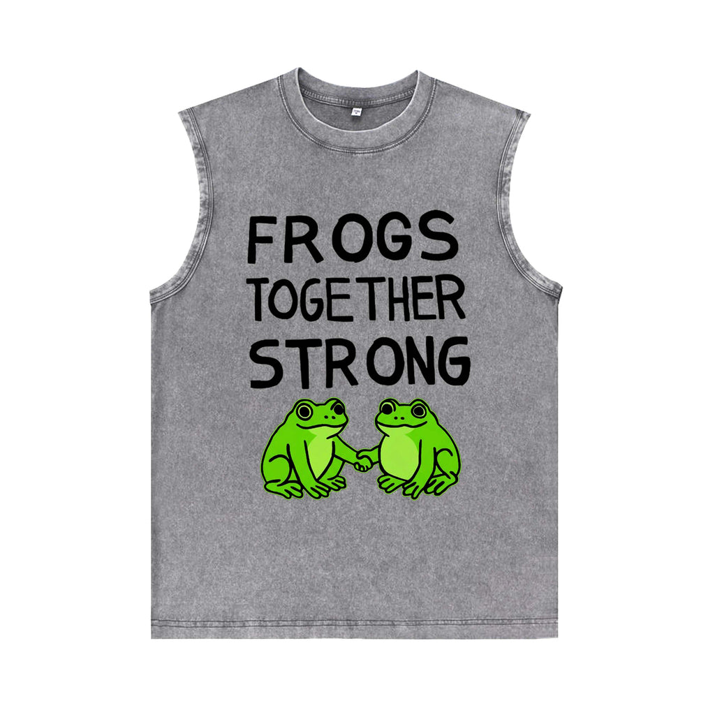 Frogs Together Strong Protest Shirt Vest
