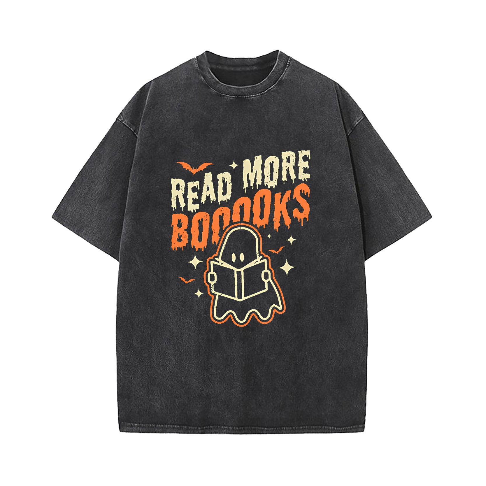 Read More Books Halloween Cute Ghost Boo Librarian Teacher T-Shirt