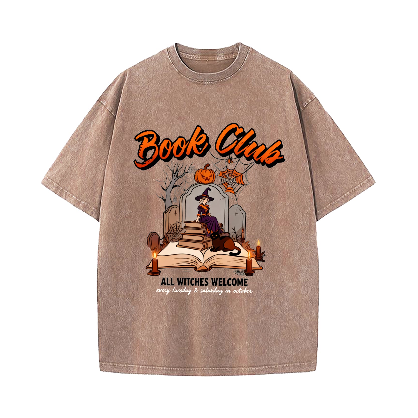 Comfort Colors Witchy Book Club Halloween T-Shirt