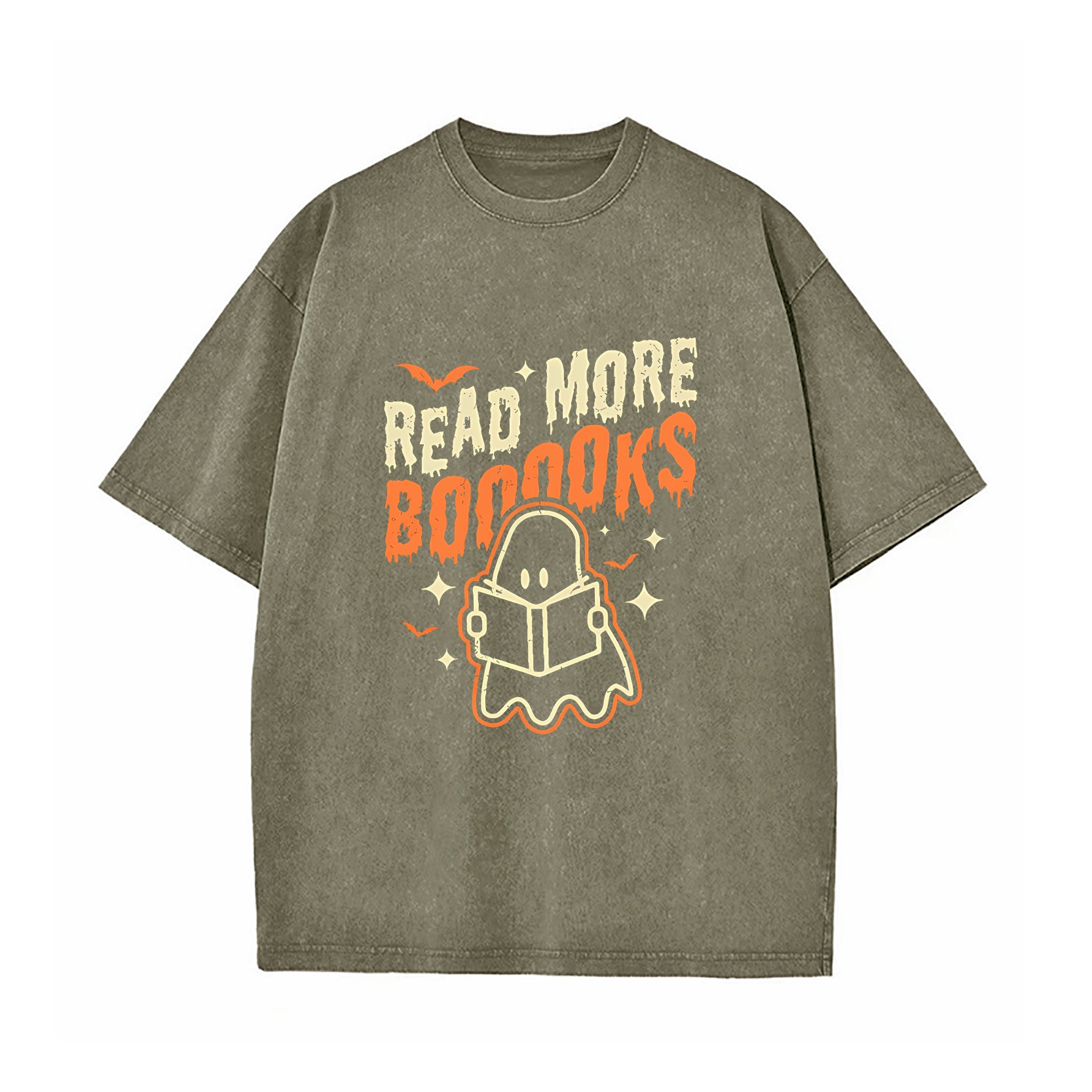 Read More Books Halloween Cute Ghost Boo Librarian Teacher T-Shirt