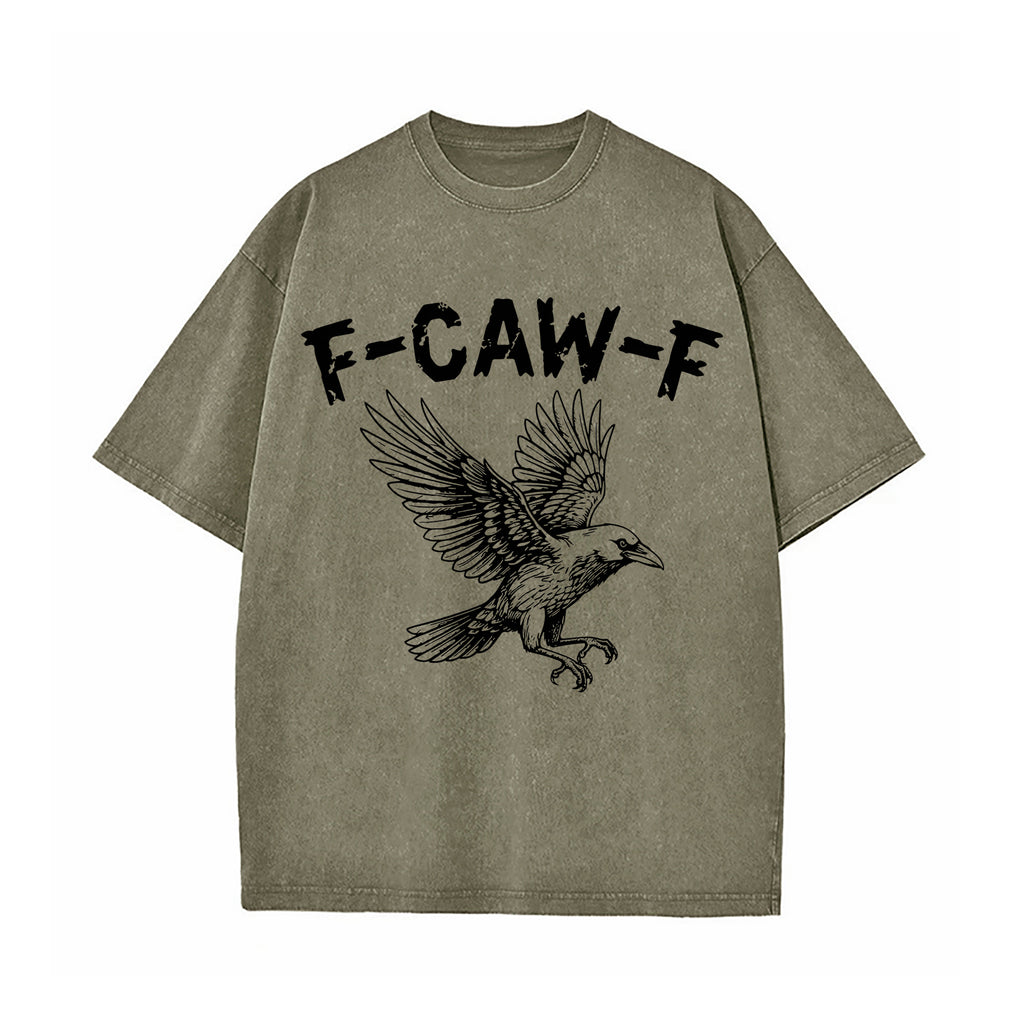 Funny Parrot Attitude Vintage Design FcawF T-Shirt