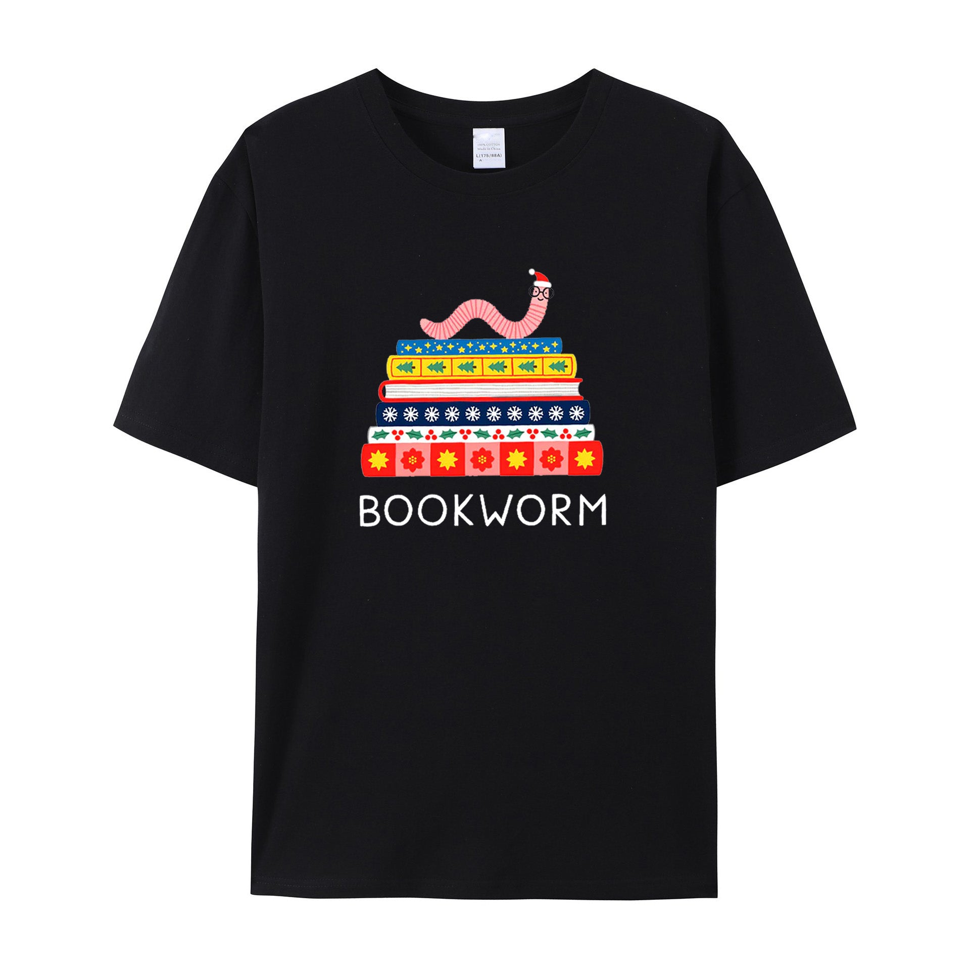 BOOK WORM COTTON T-SHIRTS