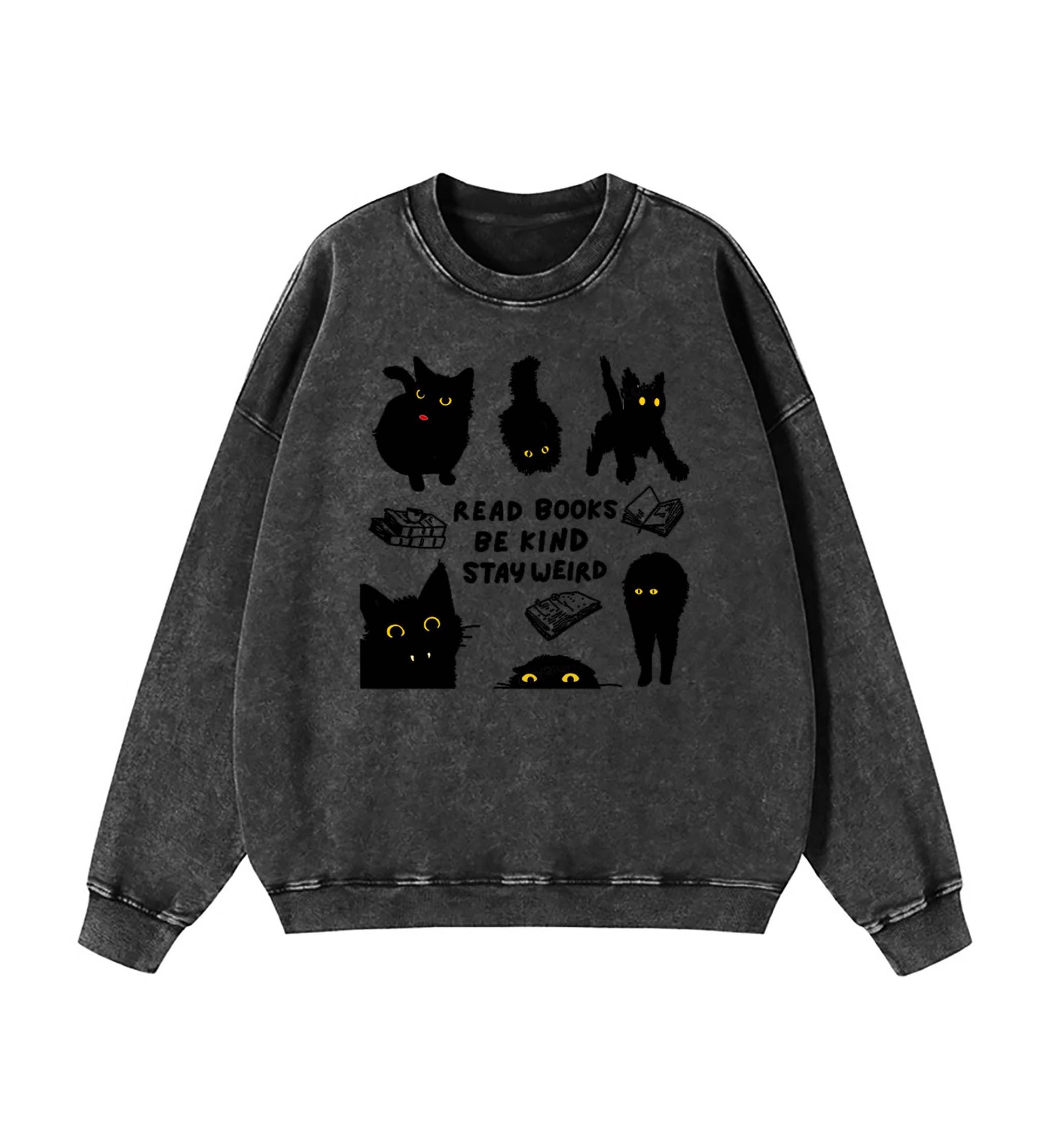 Read Books Be Kind Stay Weird Sweatshirt