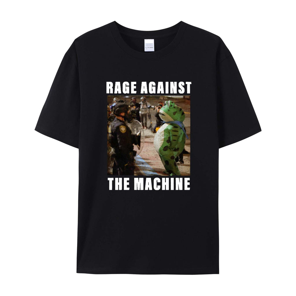 Frogs Together Strong Protest Shirt Cotton T-Shirts