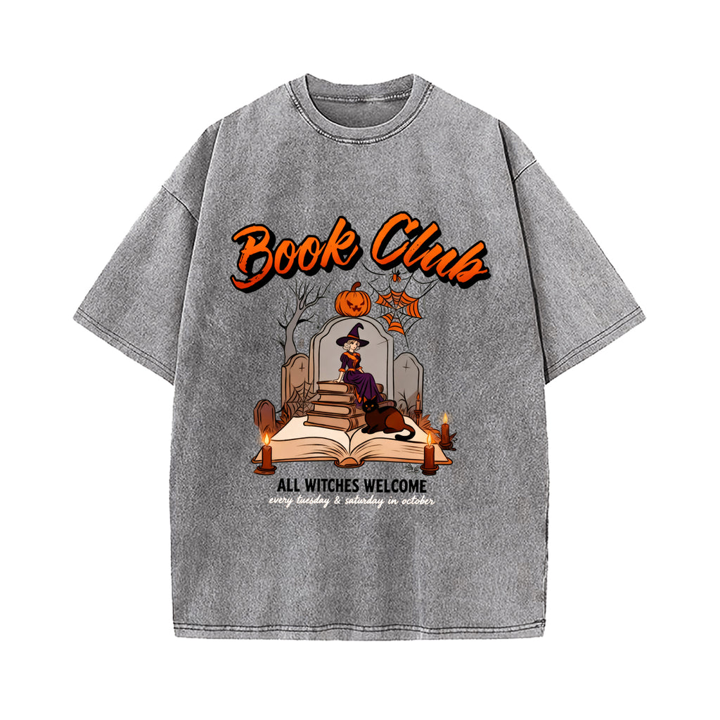 Comfort Colors Witchy Book Club Halloween T-Shirt