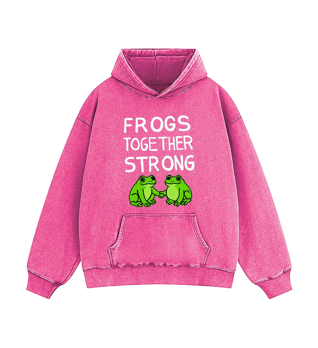 Frogs Together Strong Protest Shirt Hoodie
