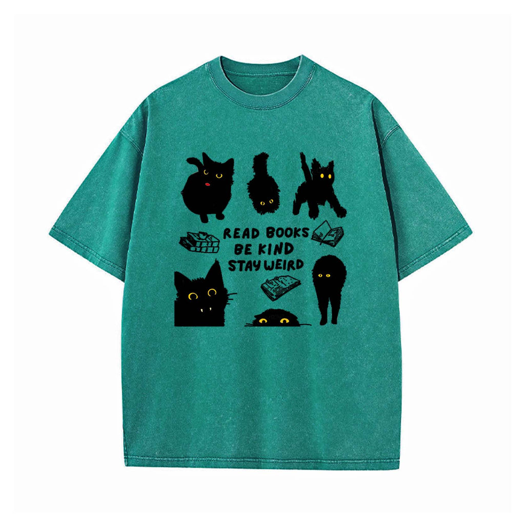 Read Books Be Kind Stay Weird T-shirt