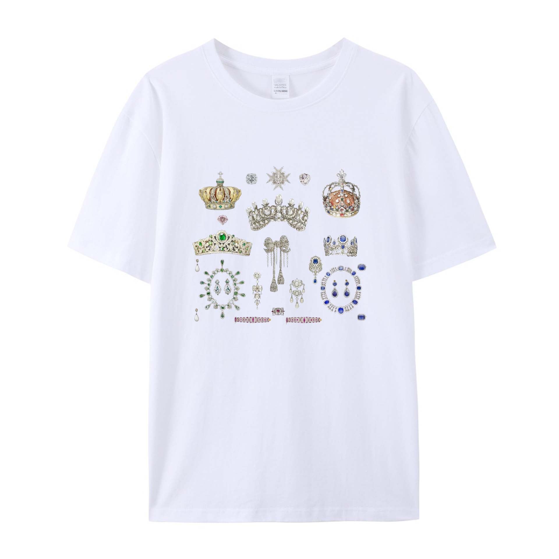Louvre Stolen Crown Jewels Of Paris Cotton T-Shirts