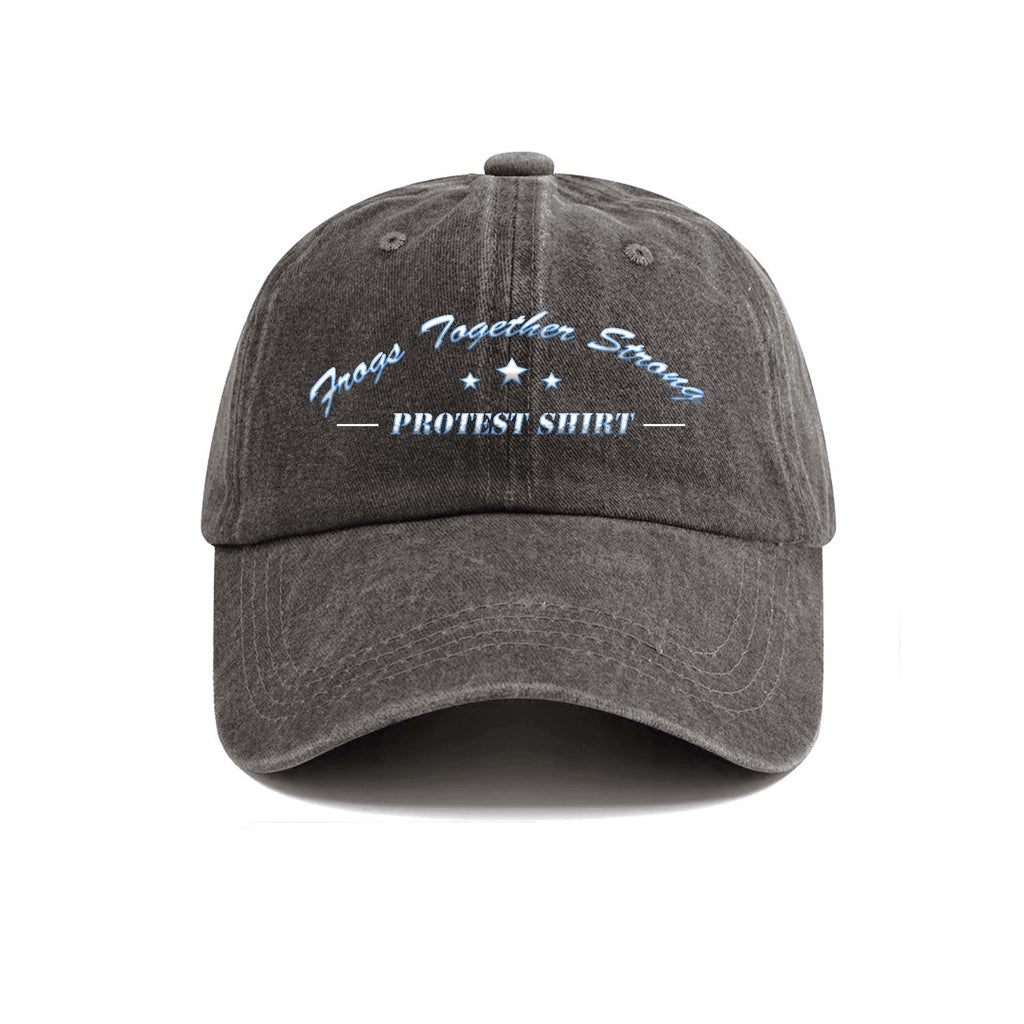 Frogs Together Strong Protest Shirt Caps