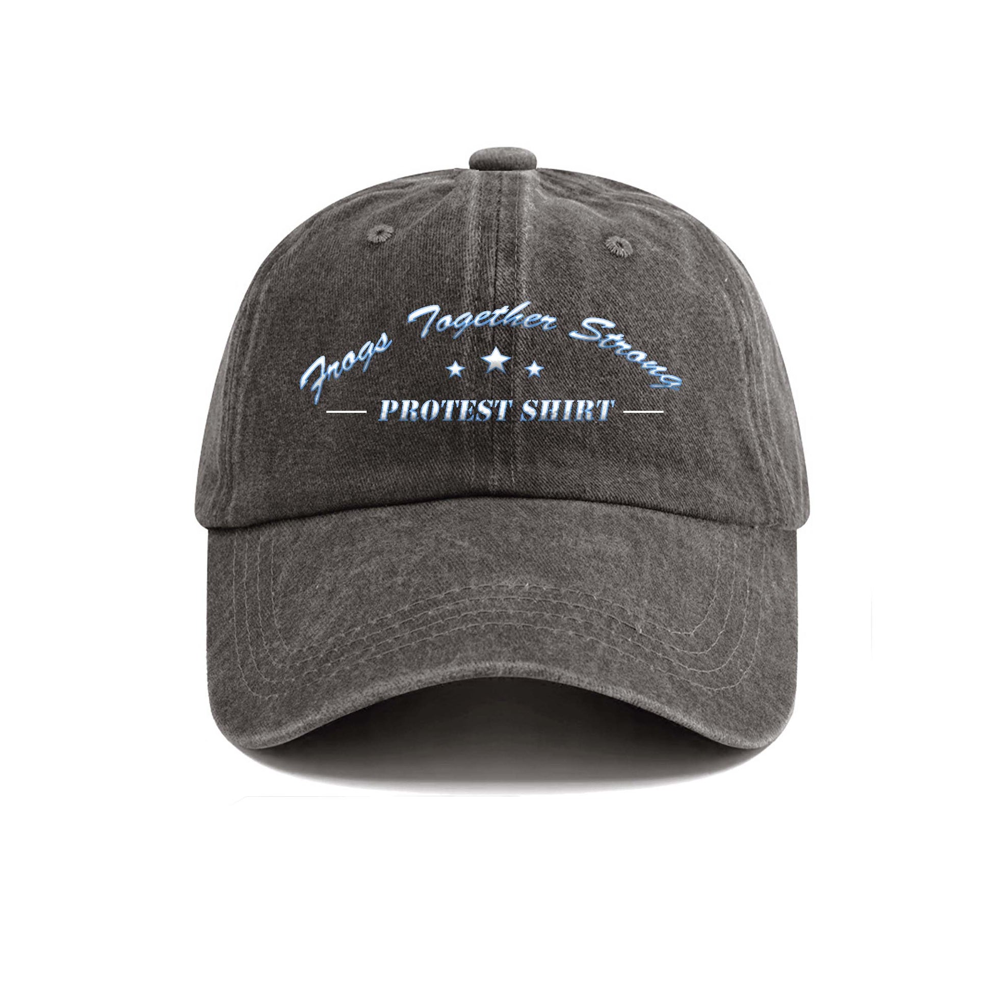 Frogs Together Strong Protest Shirt Caps