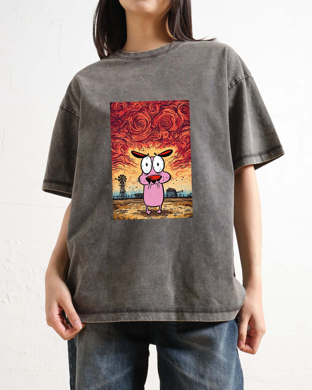 Courage the cowardly dog T-SHIRT