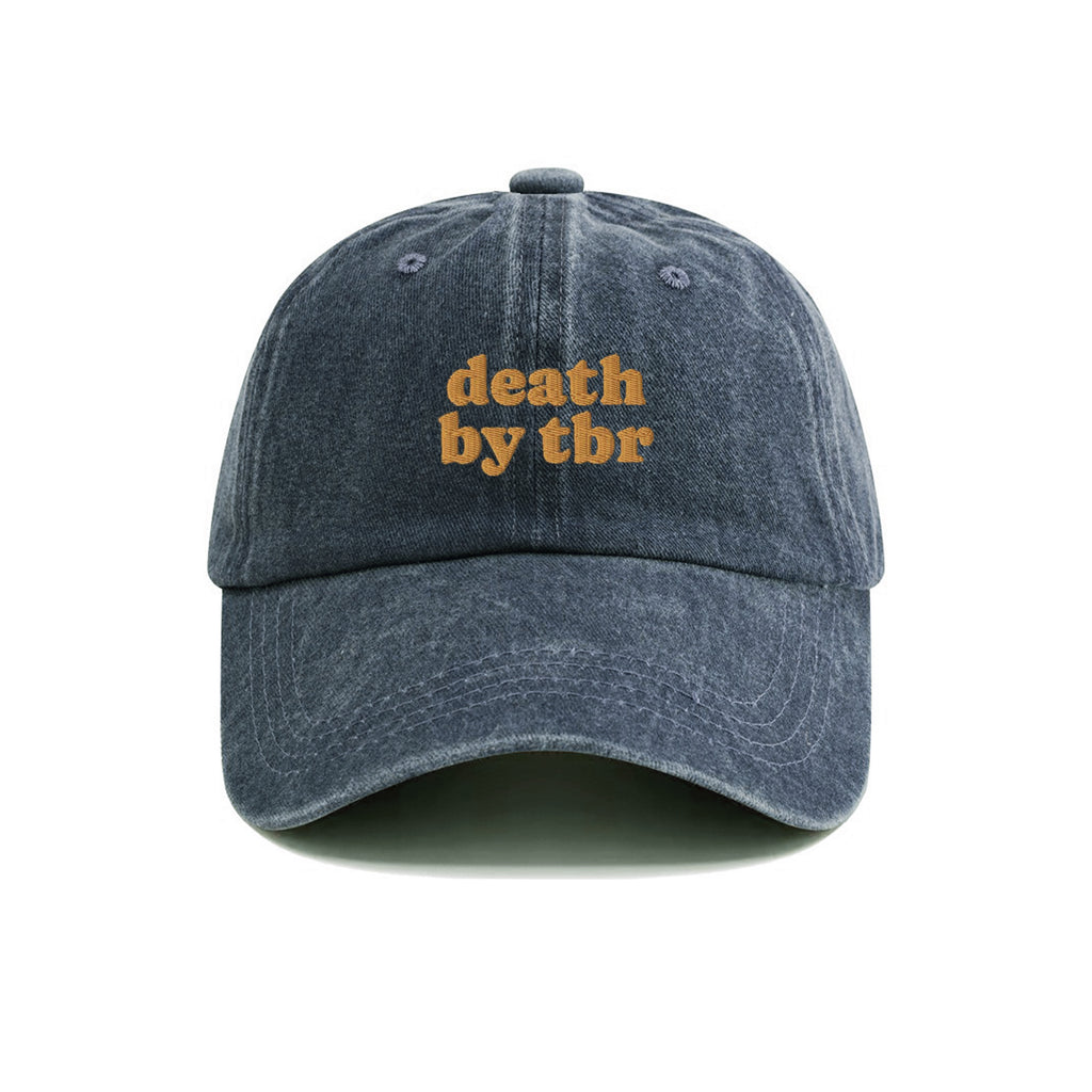 Deathy By TBR Embroidered Washed Cap