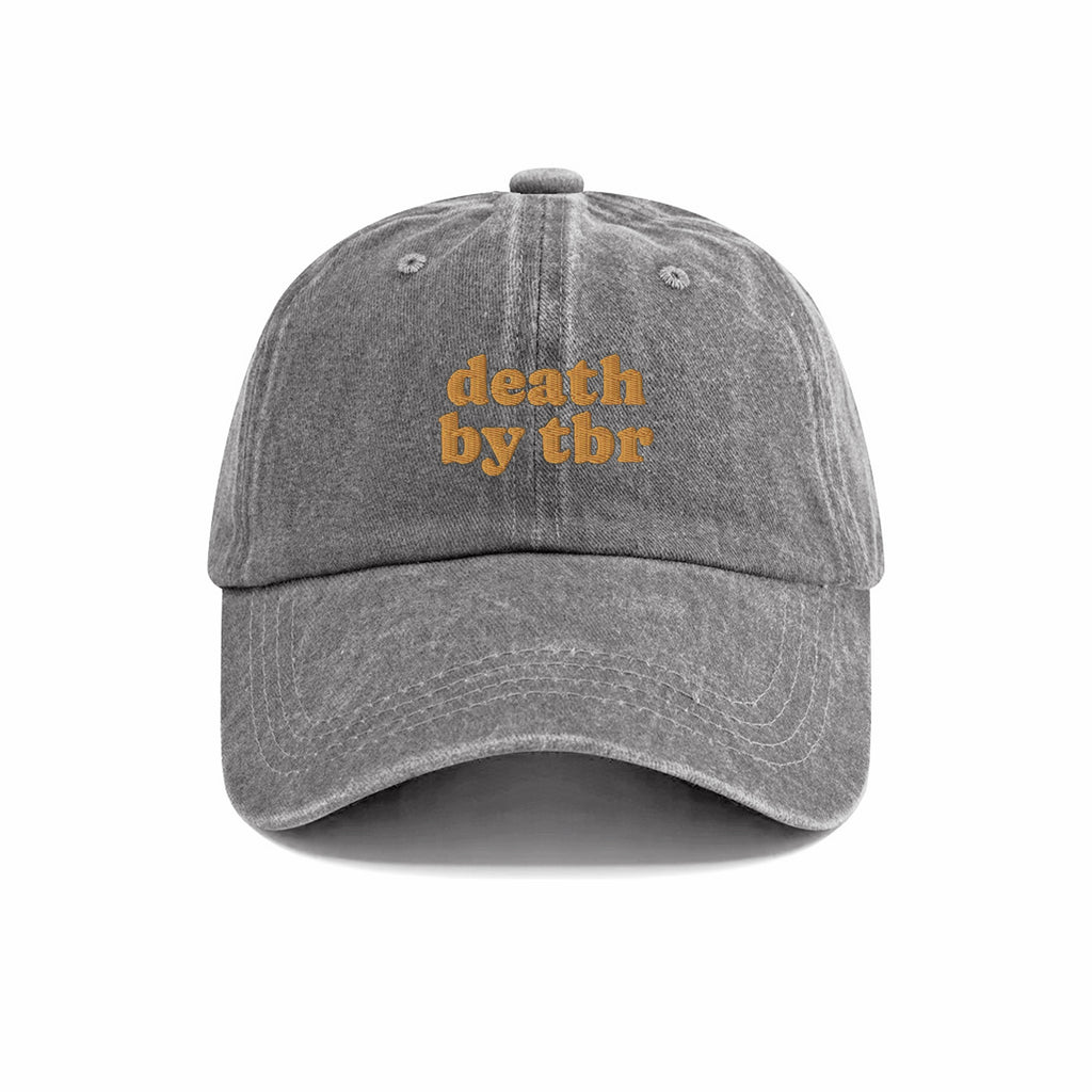 Deathy By TBR Embroidered Washed Cap