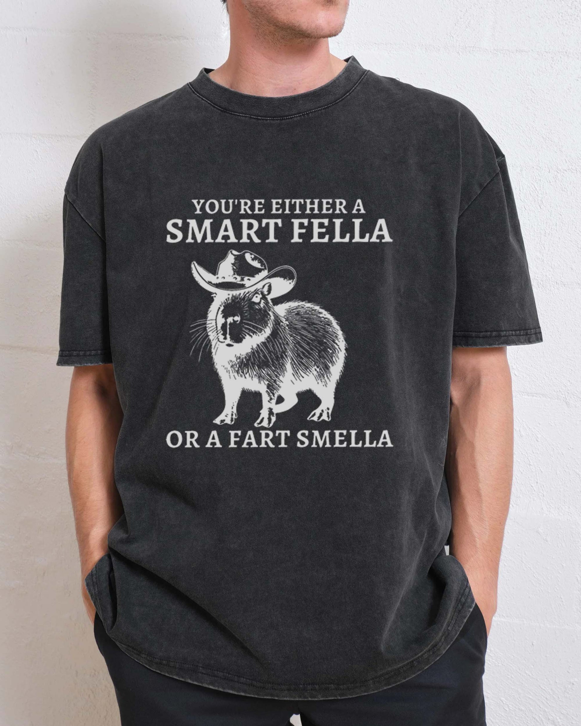 Vintage 90s Funny Capybara T-shirt