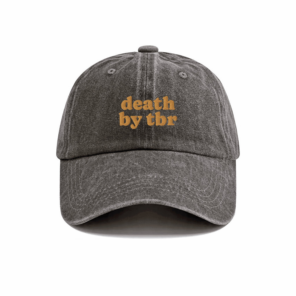 Deathy By TBR Embroidered Washed Cap