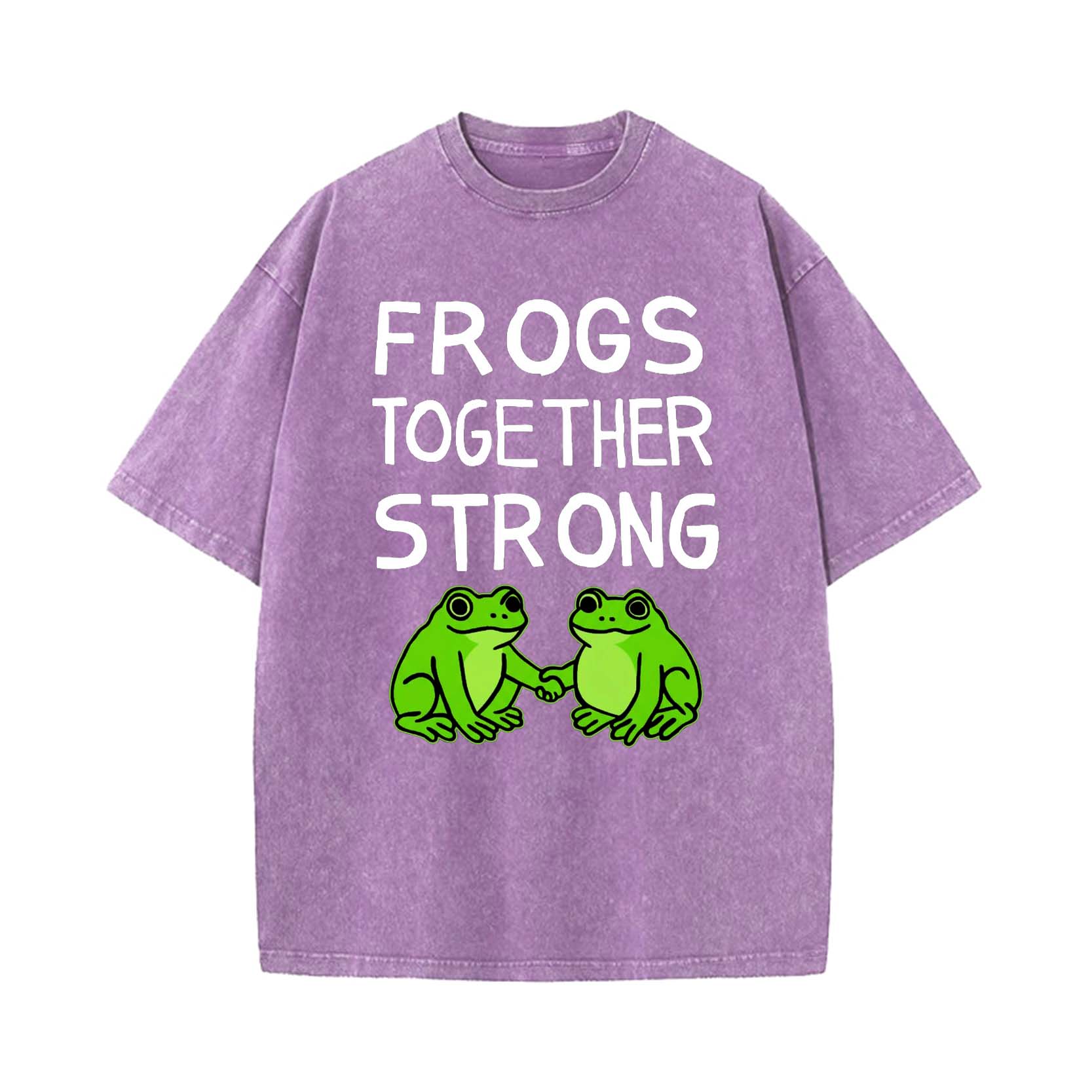Frogs Together Strong Protest Shirt T-shirt