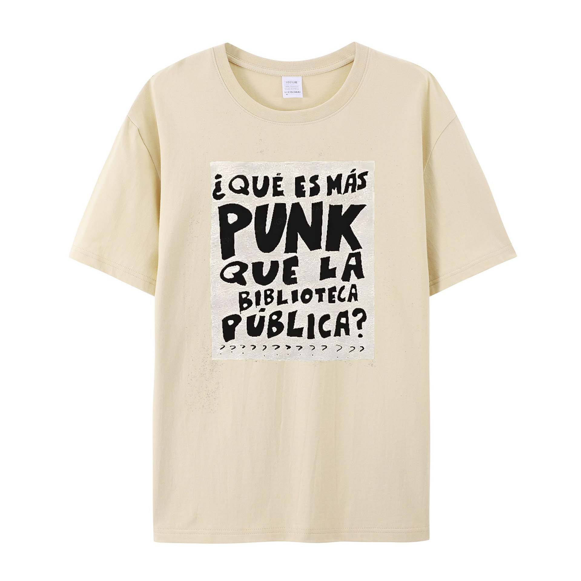 What's More Punk Than The Public Library cotton T-shirt